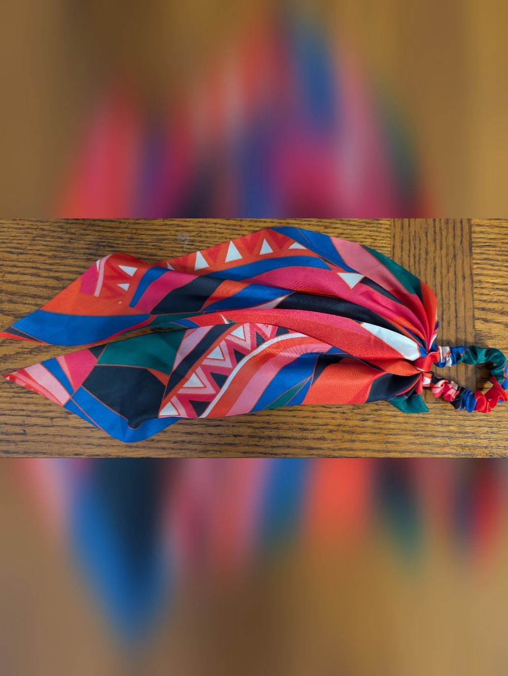 Vibrant Geometric Multicolor Hair Accessory